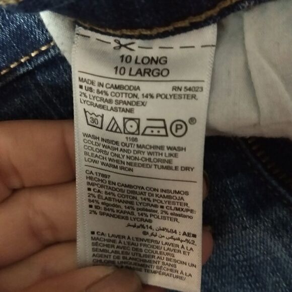 Old Navy  Mid-Rise Curvy profile -Long skinny - Picture 7 of 8